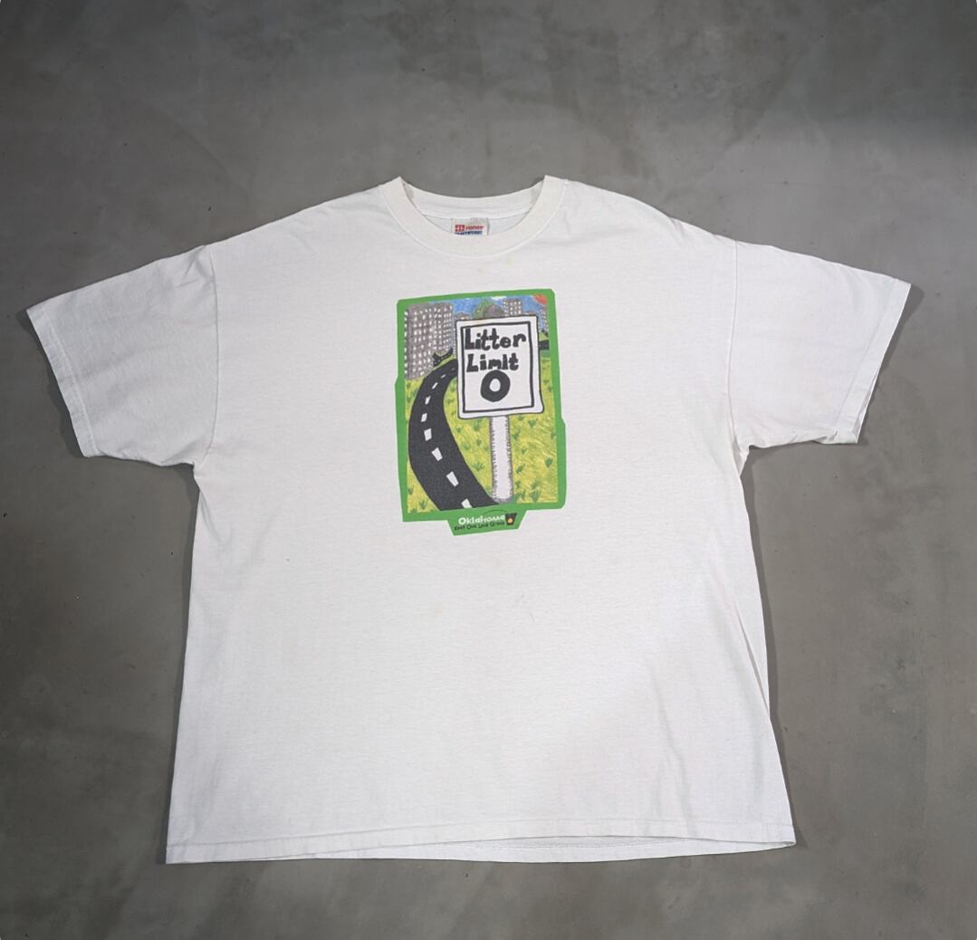 liter limit sign print tee 小岩店