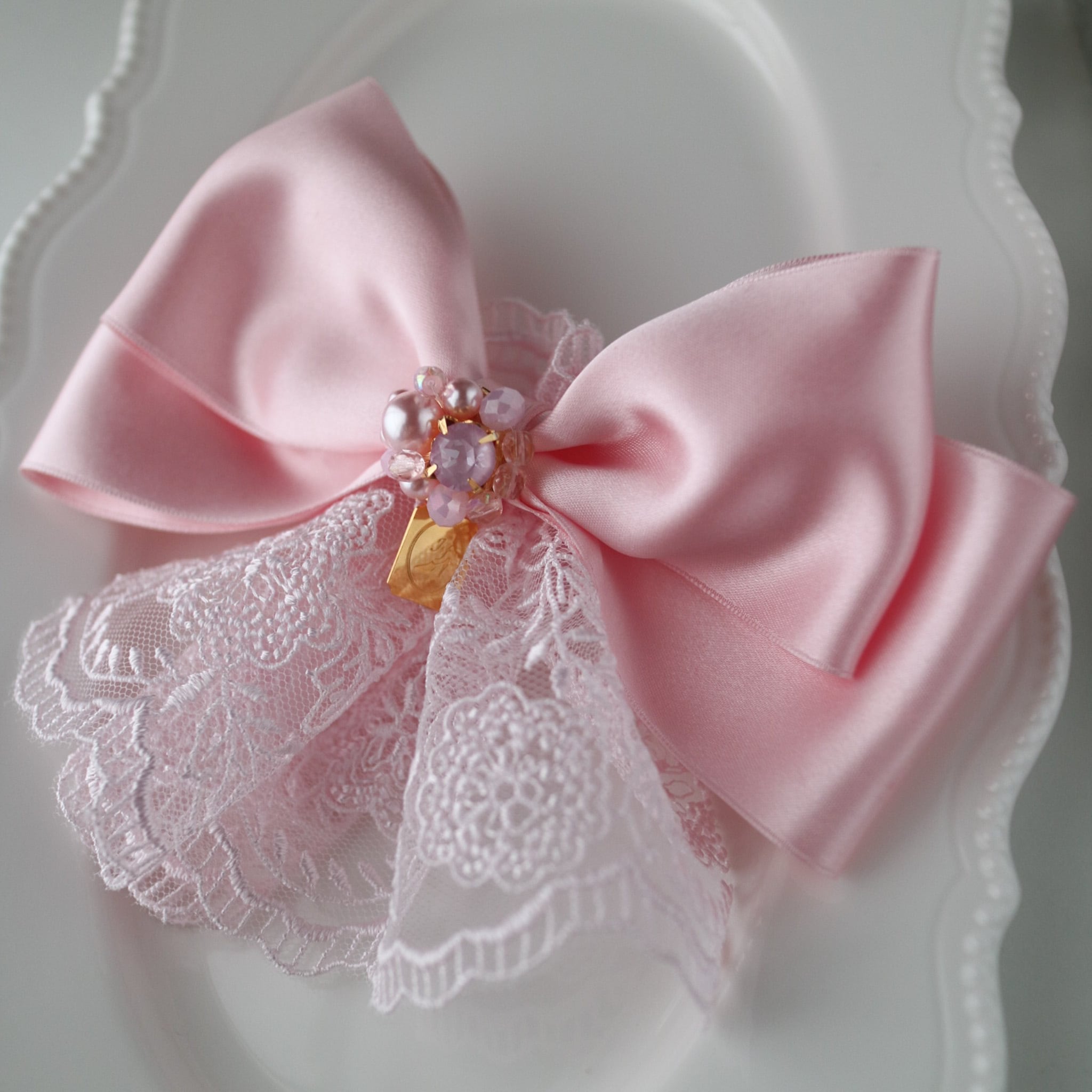 Bouquet de Dentelle(ブーケ・ドゥ・ダンテル) ― レースに包まれた花束 ― ローズピンク