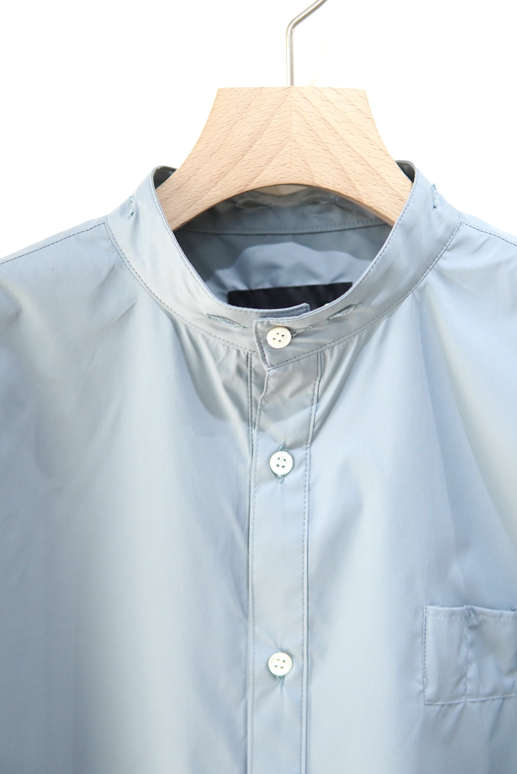 トップス cobble du collar pierce shirts GRAY 1cb390f086d033043538d7839ffa91