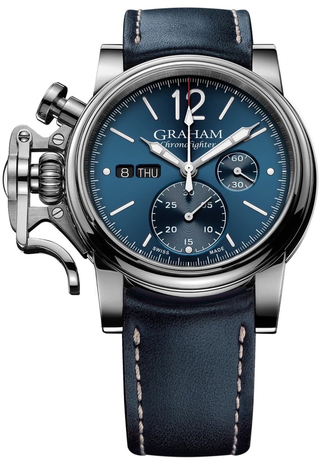 【GRAHAM グラハム】Chronofighter Vintage BLUE  クロノファイターヴィンテージ ブルー ／国内正規品 腕時計