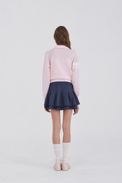 GOXO ゴーエックスオー メタルハート ツーレイヤー スカート デニム