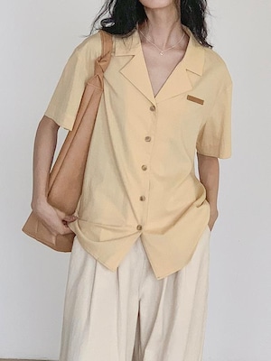 Almond open collar shirt（アーモンドオープンカラーシャツ）c-517