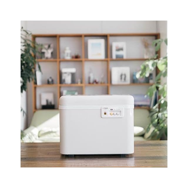 むす、つく、こねる(1台3役)ホワイト 2升炊き タイガー魔法瓶(TIGER) 餅つき機 2升 「むす・つく・こねる」 1台3役