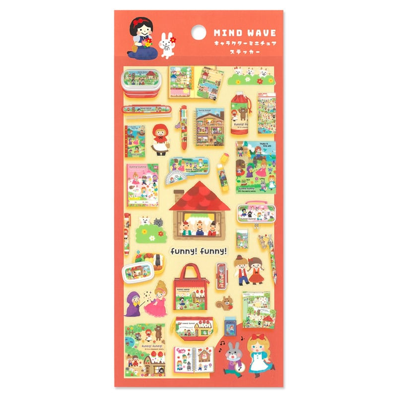 MWキャラクターミニチュアステッカー ファニーファニー | てんくーどう
