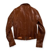 羊革 URBAN RESEARCH DOORS アーバンリサーチドアーズ ラムレザー 本革 ジャケット サイズ 38 /ブラウン系 ライダース レディース