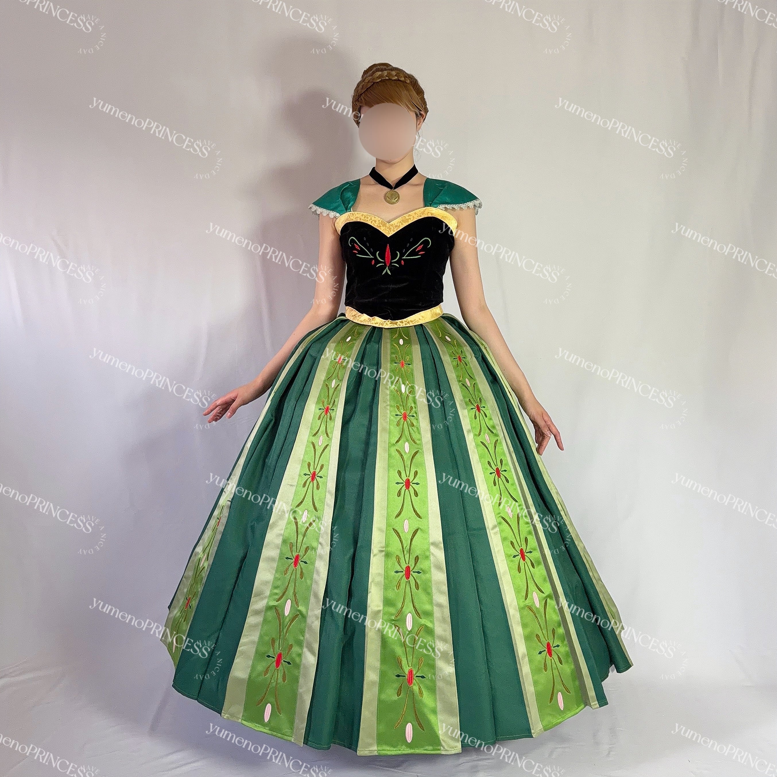 dハロ アナ雪 載冠式ドレス オーダーメイド衣装 | yumenoPRINCESS