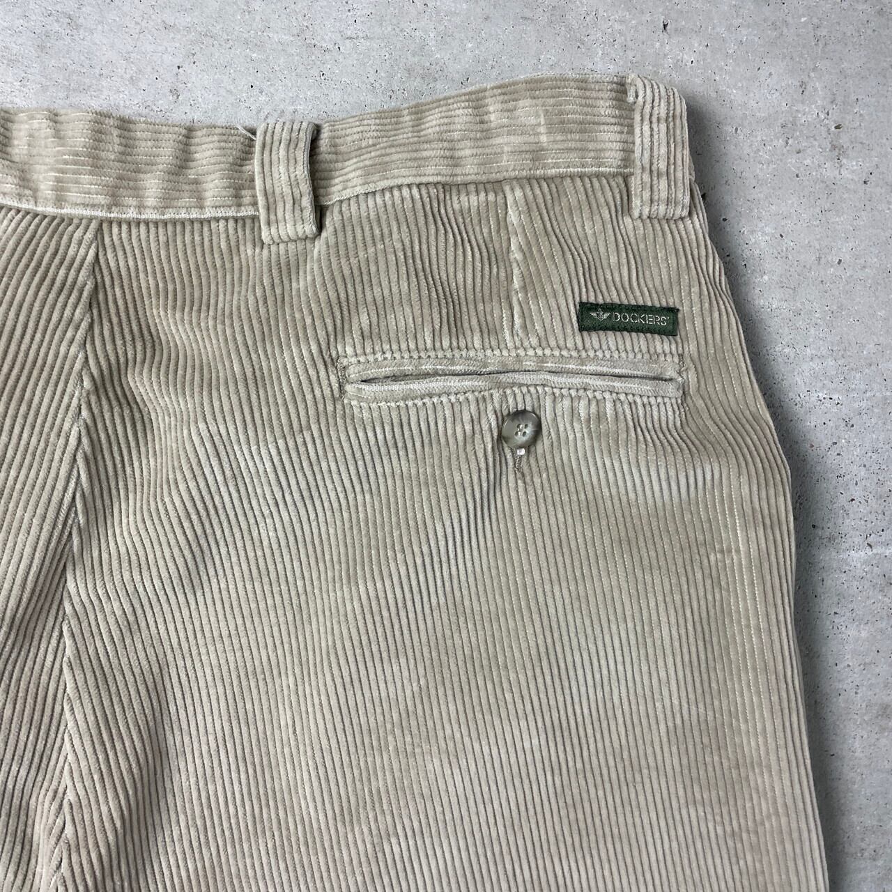 DOCKERS ドッカーズ 90sヴィンテージ コーデュロイパンツ  グレー