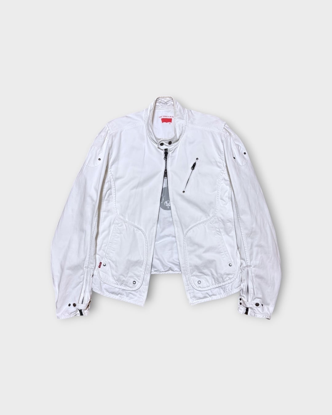 【Used】2000’s “Levi’s” Cotton Riders Jacket White