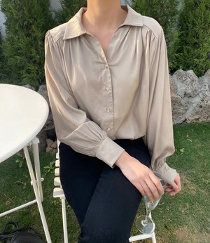 ボリュームスリーブ　ブラウス　AJ2205-601