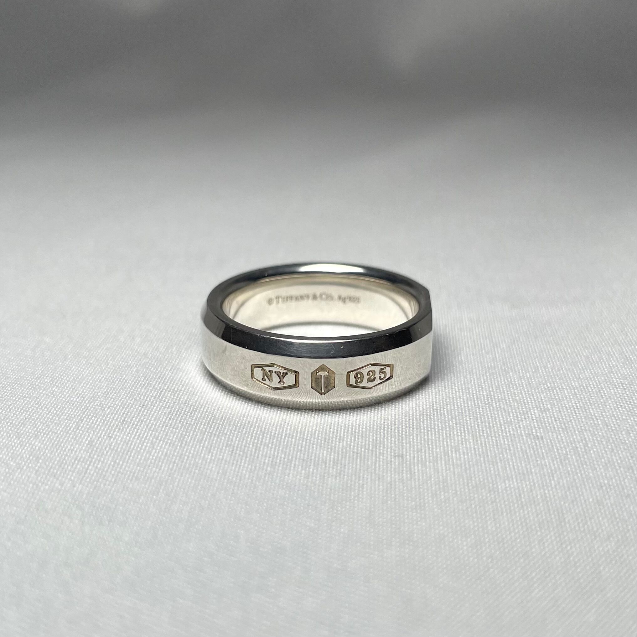 Tiffany&Co. 約19号 メイカーズスライスリング シルバー925 