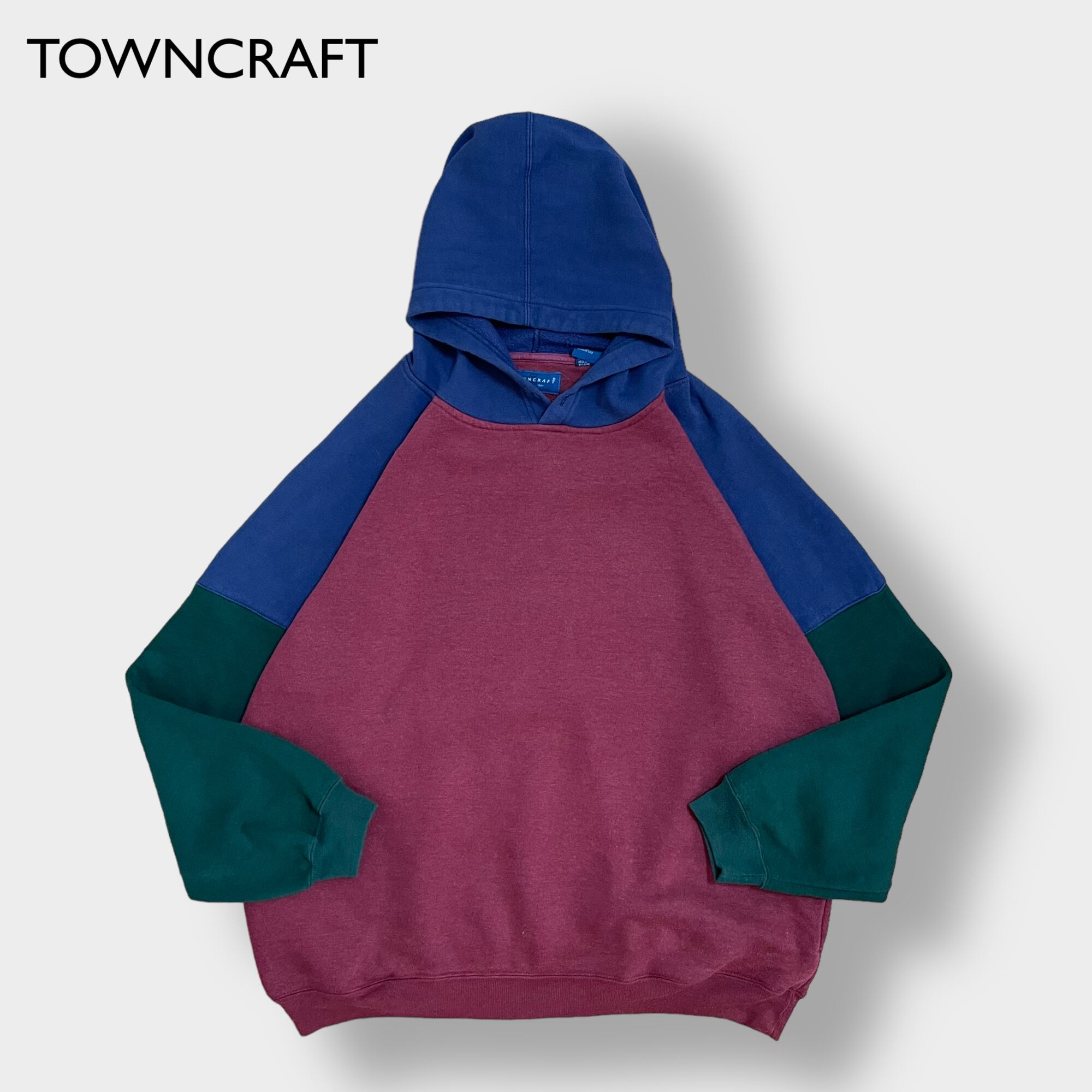 TOWNCRAFT プルオーバー パーカー スウェット フーディー マルチカラー ...