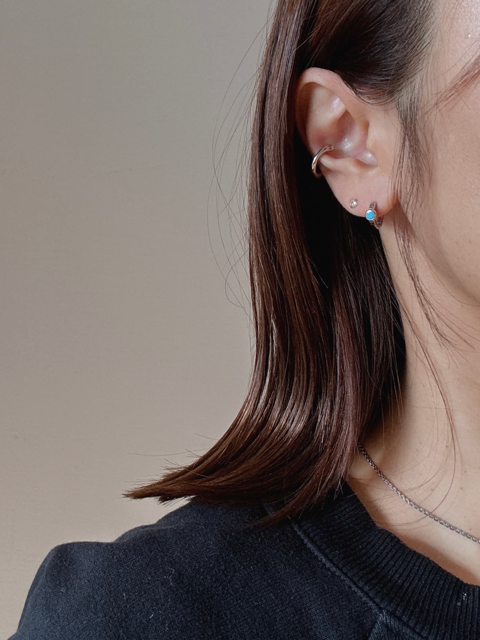 ターコイズミニピアス | joie