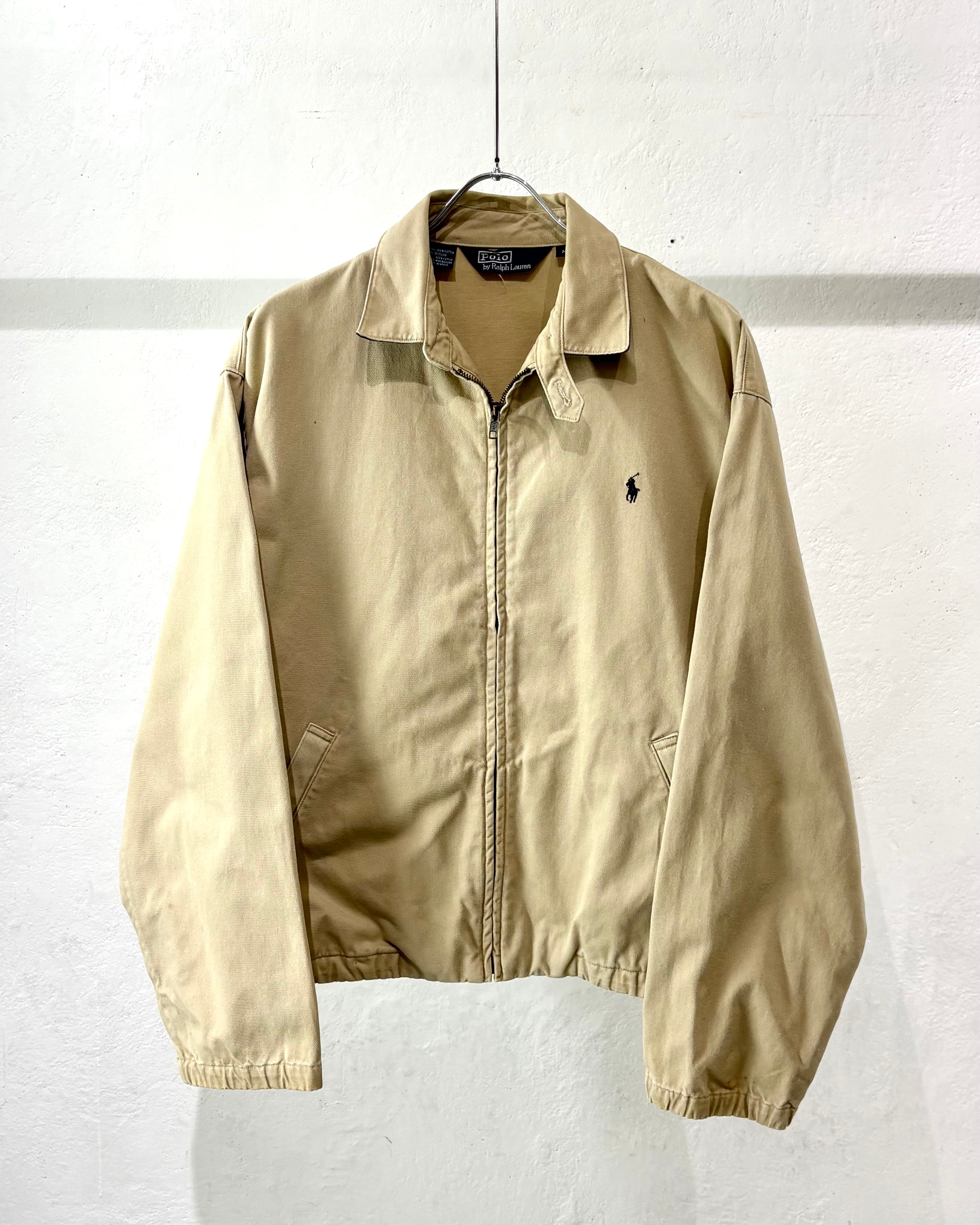 90s Ralph Lauren Zip-up Cotton Swing Top