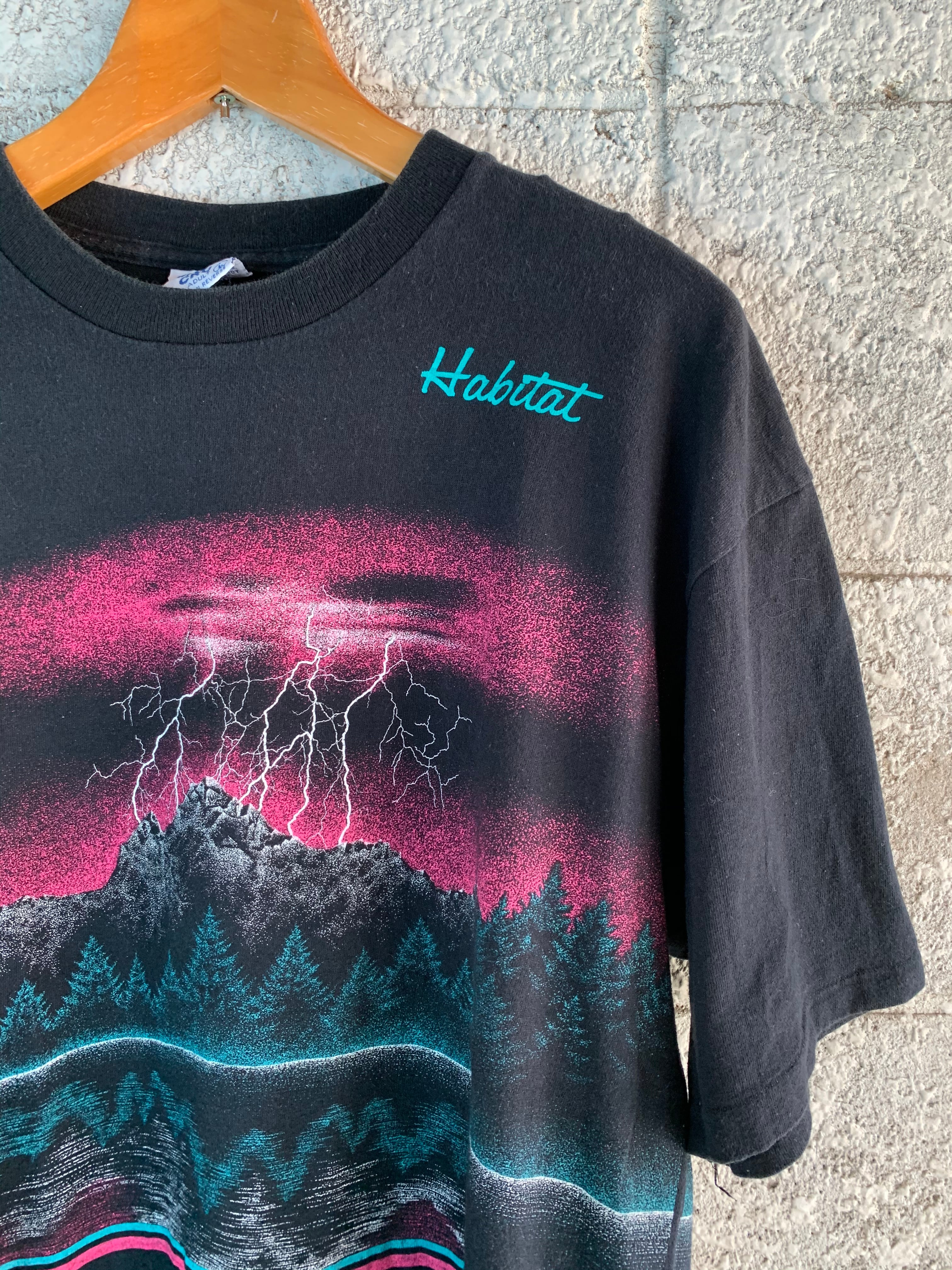 VINTAGE HABITAT USA製 Tシャツ XXL