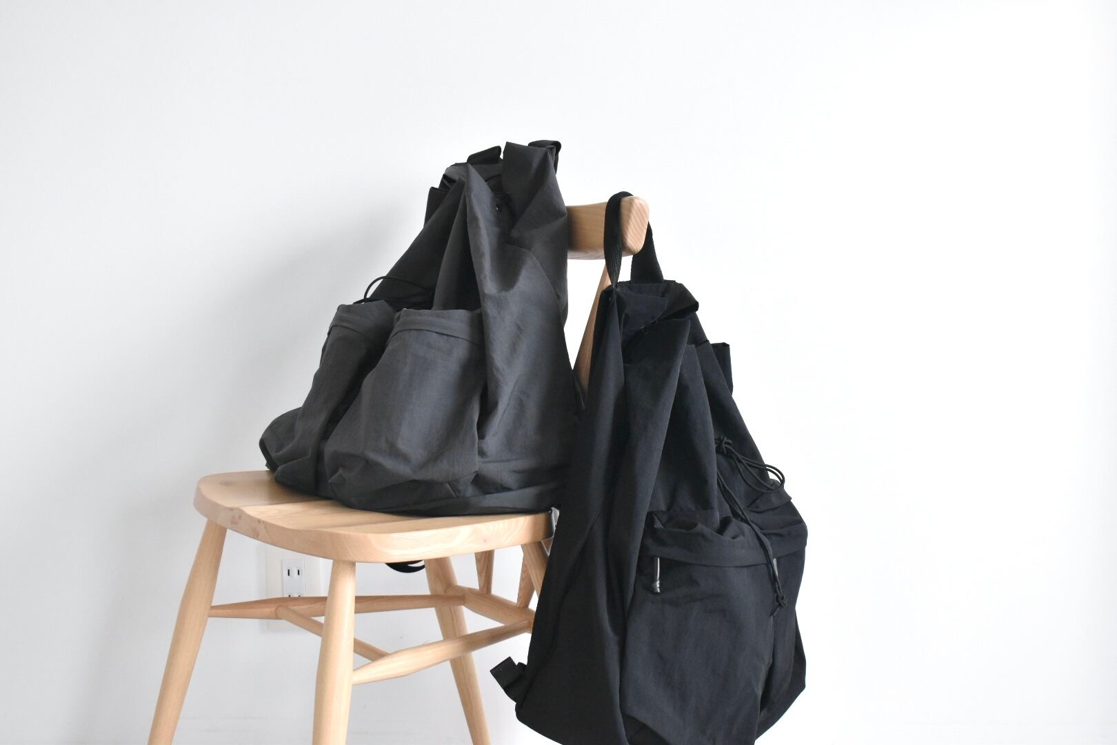 SLOW | span nylon drawstring daypack ナイロン デイパック