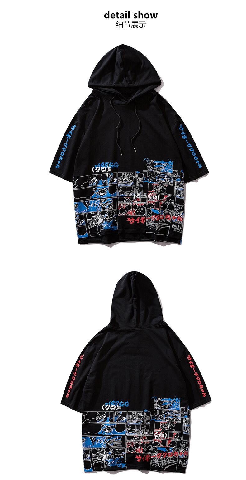 全2色 Tシャツ カットソー プリント カジュアル ストリート 