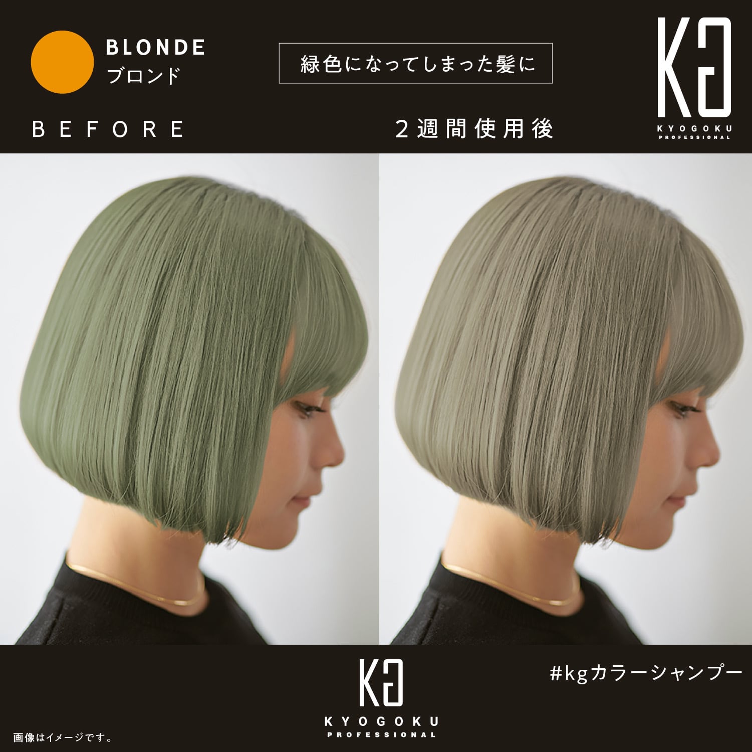 KYOGOKU ブロンドカラーシャンプー ブラウンシャンプー ミルクティー