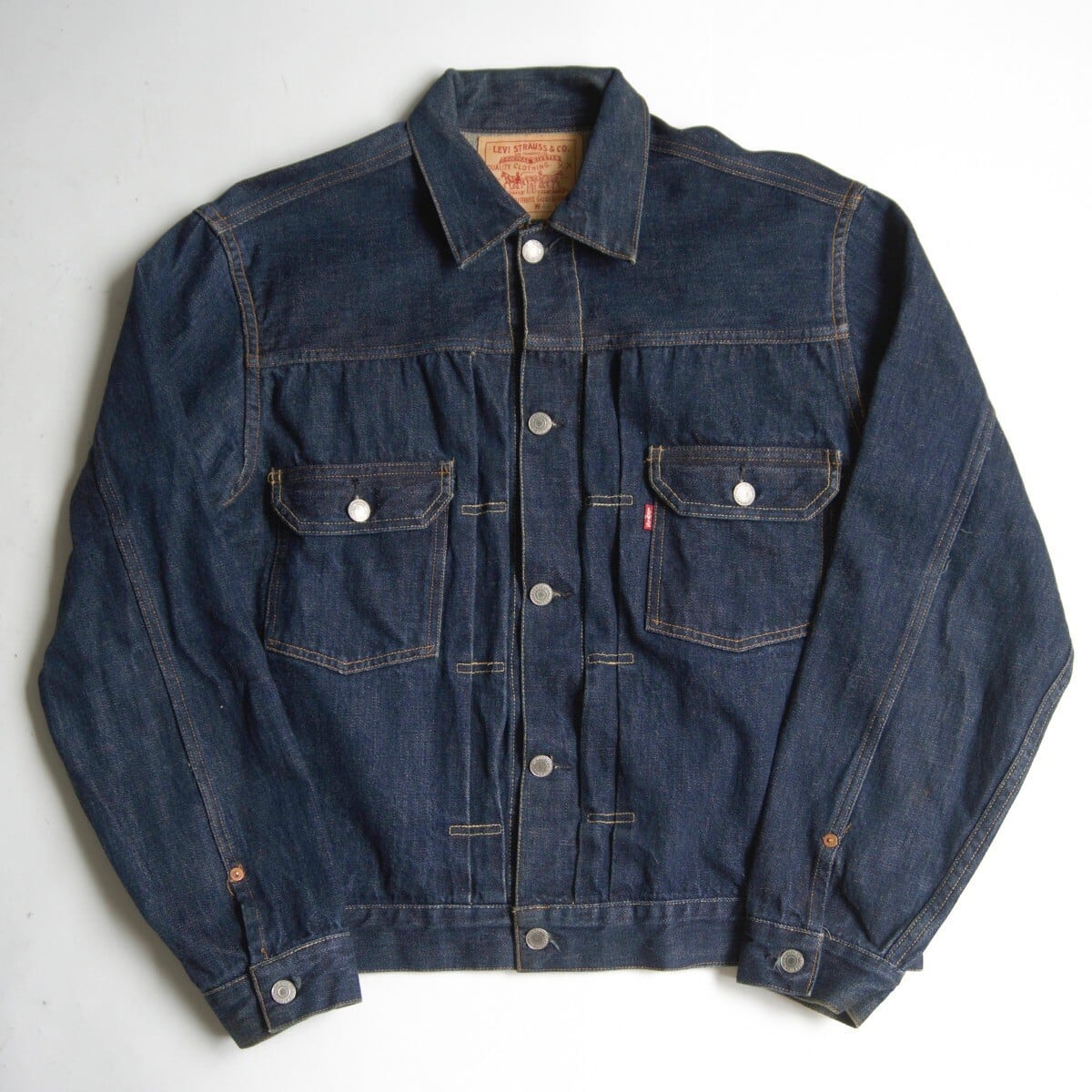 美品/USA製】 LEVI'S 【506 後染め ブラック デニムパンツ 】M