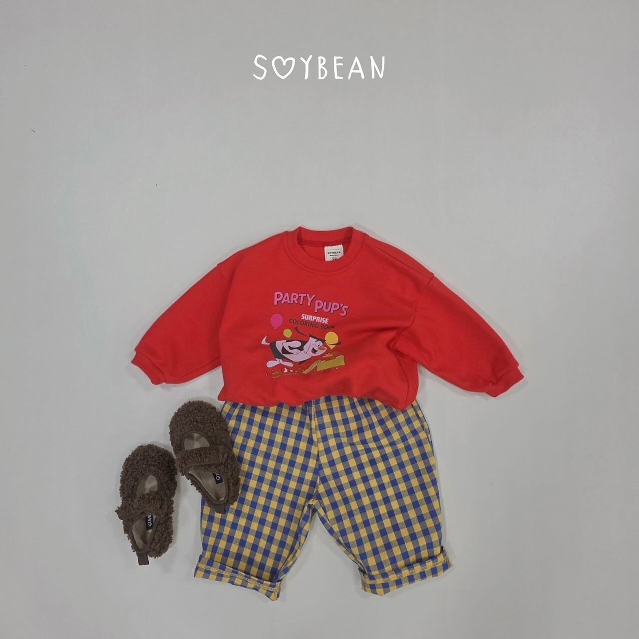 韓国子供服 / 26Autumn / soybean / party スウェット / キッズ服 / ジュニア服 / 秋服 *XS~JM*