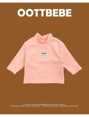 韓国子供服 / 26winter / oottbebe / ぷにぷにタートルネックT / ベビー&キッズ / 冬服 *XS~XL*