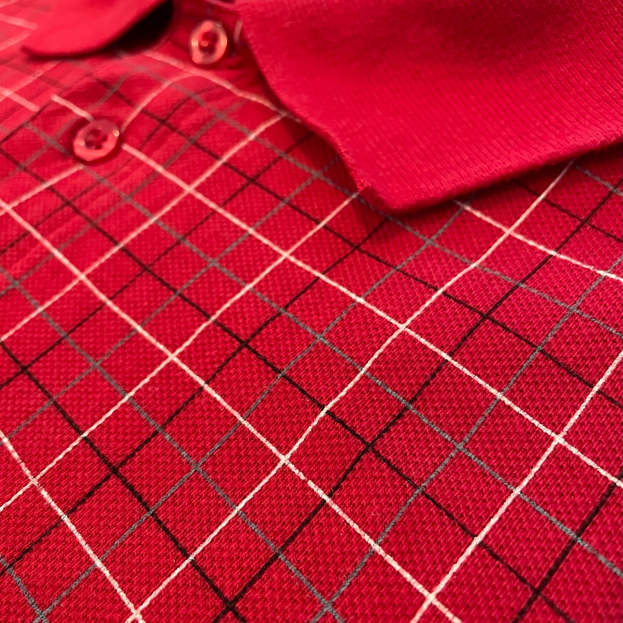 【KT Classics】3XL ビッグサイズ ポロシャツ チェック柄 US古着 アメリカ古着