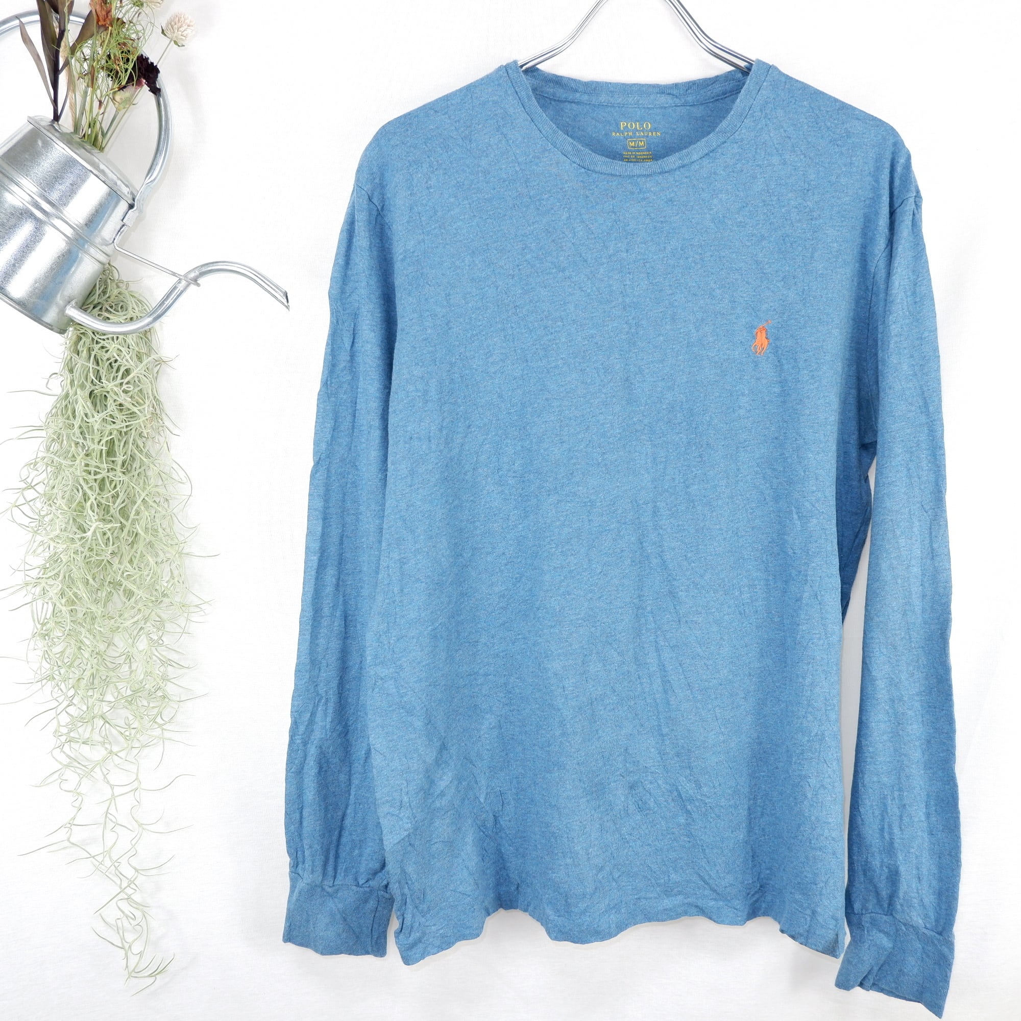 M] Polo Ralph Lauren Light Blue L/S Tee | ポロ ラルフローレン 水色