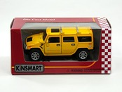 KiNSMART 1:40 ハマー H2 SUV イエロー ウィンドウボックス 200-527