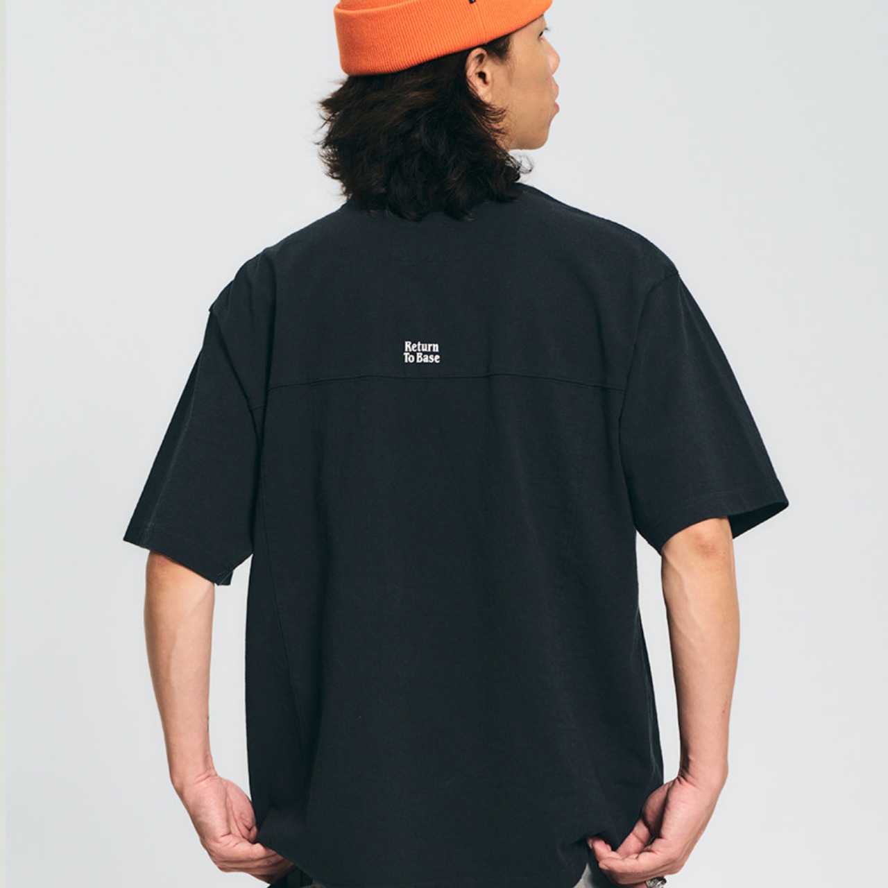 ヴィンテージ・アメリカンロゴ・パネルTEE A2134 - 12