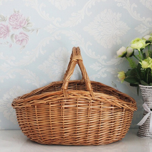 ピクニックバスケット 収納バスケット