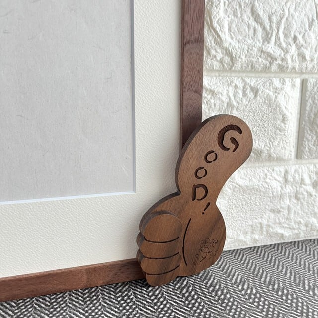 ほめがく B4 ウォールナット】額縁｜賞状・子供の絵・作品を飾る