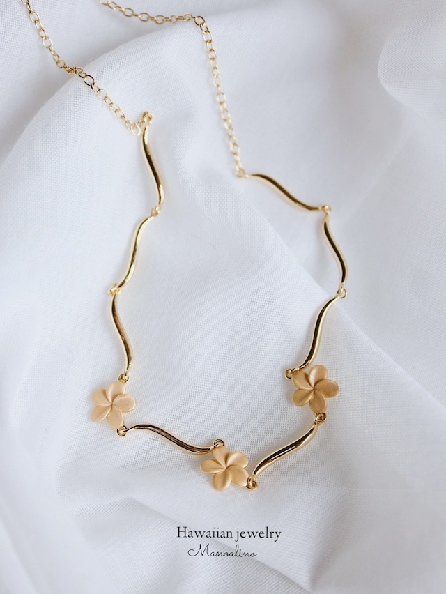 Plumeria choker Hawaiianjewelry(ハワイアンジュエリープルメリアチョーカー)