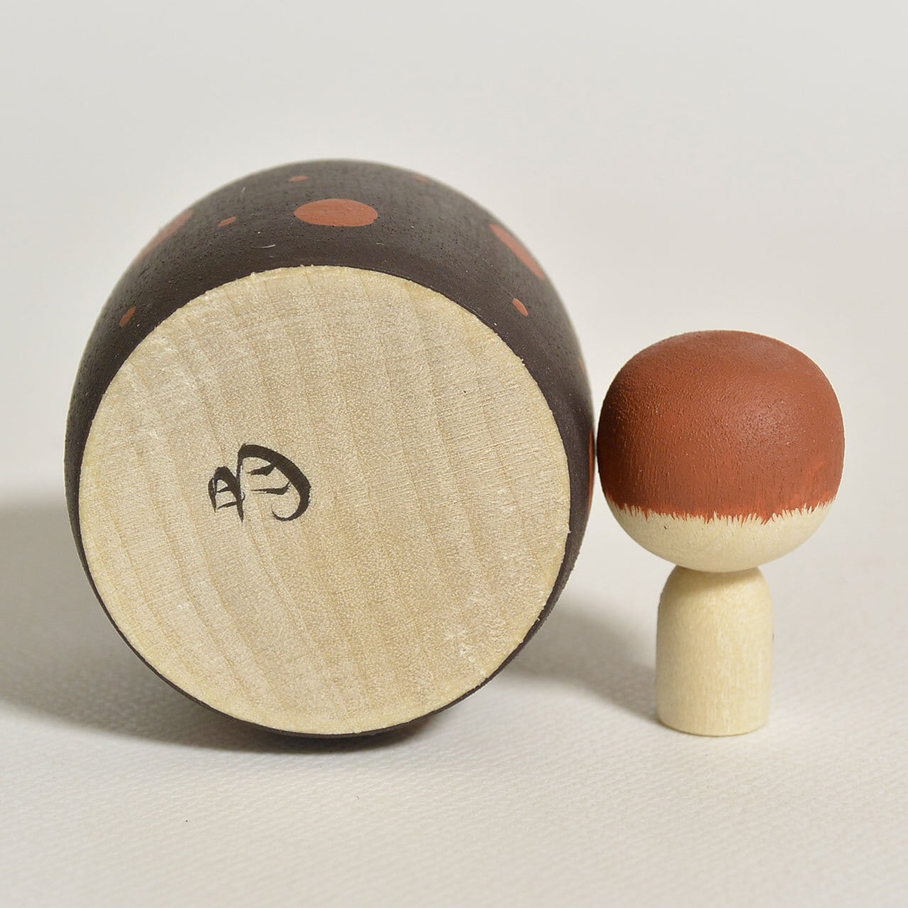 ドットちゃんえじここけし 約1.5寸 約4.5cm 鈴木明 工人（作並系