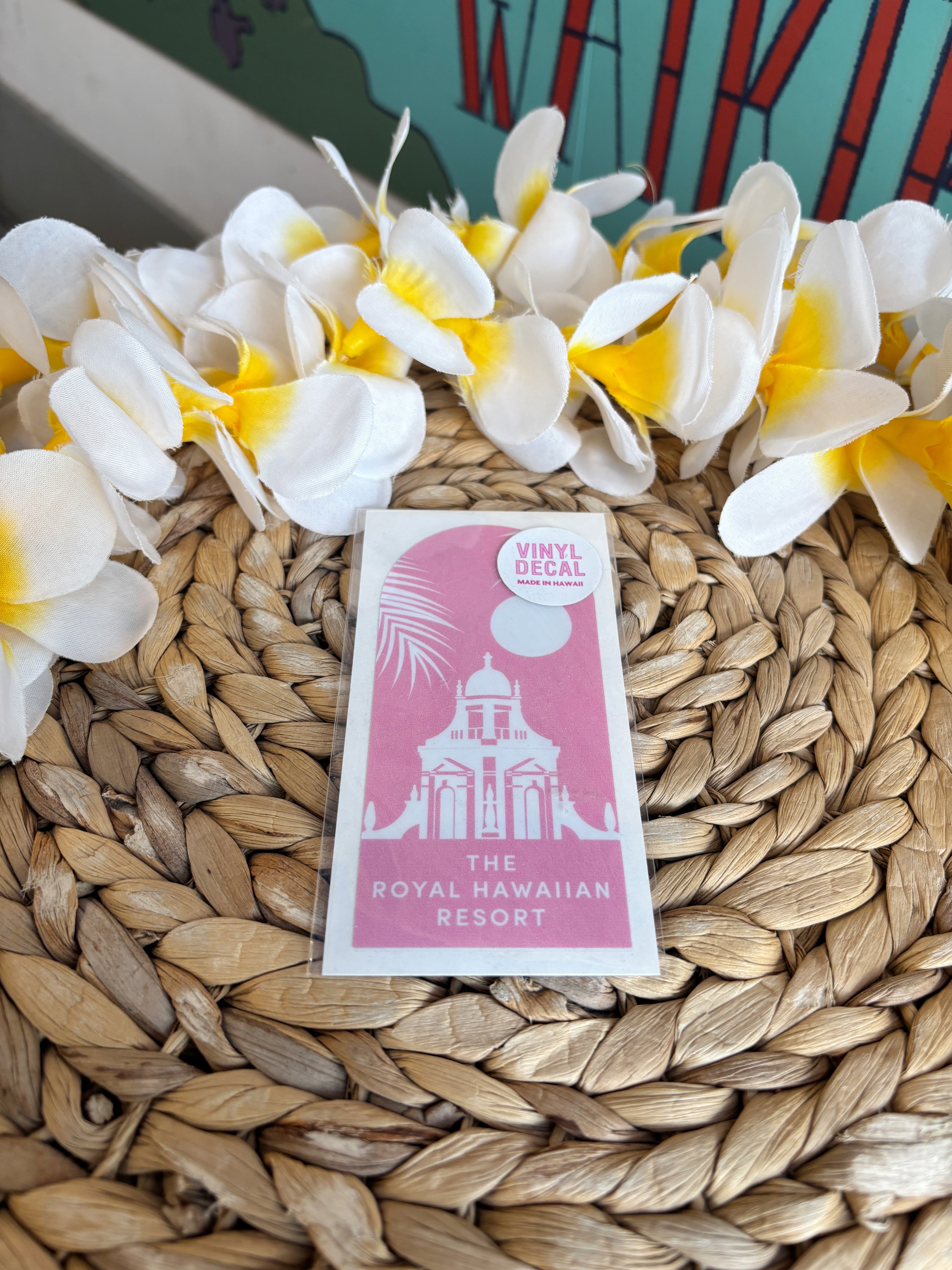 一回短時間使用 import ハワイ直輸入 白地のハワイアン柄のオールインワン 一回短時間使用 import ハワイ直輸入 白地のハワイアン柄の