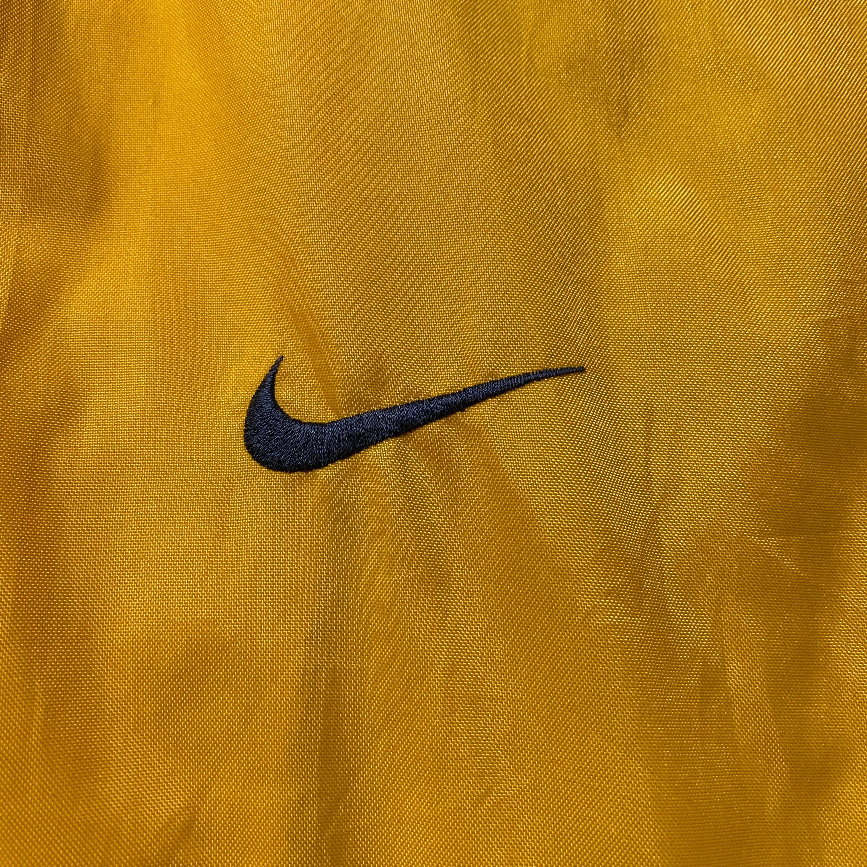 90s ナイキ　ロサンゼルスドジャース　ワンポイント刺繍　ナイロンジャケット 90年代 NIKE ナイキ ワンポイント刺繍 リフレクター ナイロンブルゾン