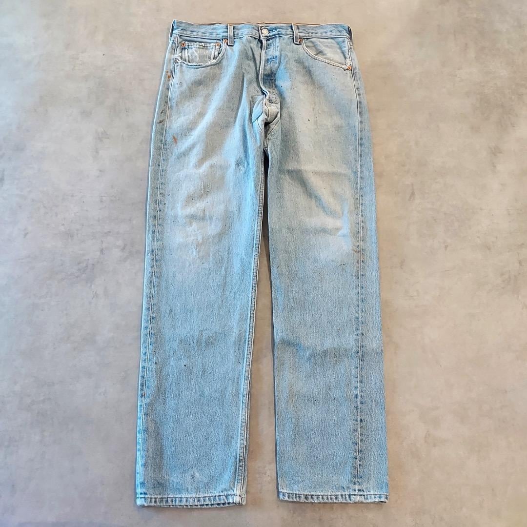 リーバイス501xx W36 デニム ボトム 古着 青 00s ヒゲ 17483
