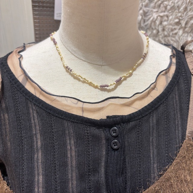 ビーズネックレス(A5-2)④