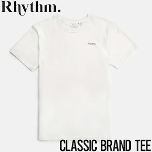 【送料無料】半袖Tシャツ Rhythm リズム CLASSIC BRAND S/S TEE CL21M-PT09 VINTAGE WHITEL