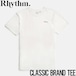【送料無料】半袖Tシャツ Rhythm リズム CLASSIC BRAND S/S TEE CL21M-PT09 VINTAGE WHITEL