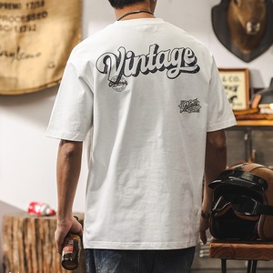 カジュアルプリント半袖Tシャツ 225557