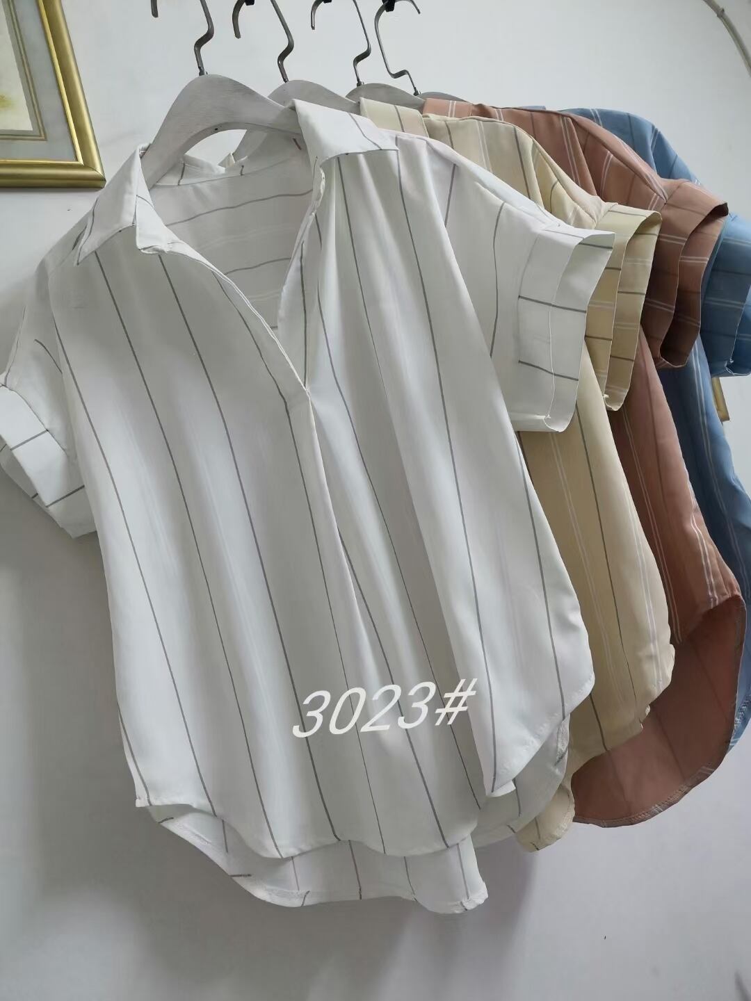 ストライプスキッパーシャツ AJ3346-3023