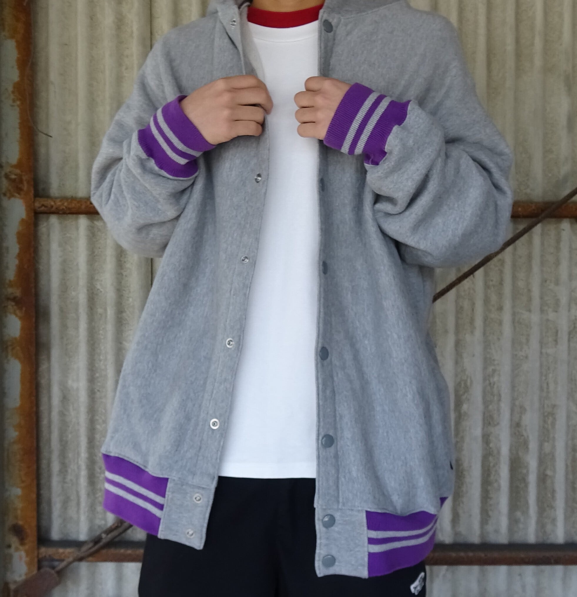 Stussy ステューシー 90's リブライン スナップカーディガン ...