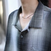 Ashworth ombre check open collar shirt