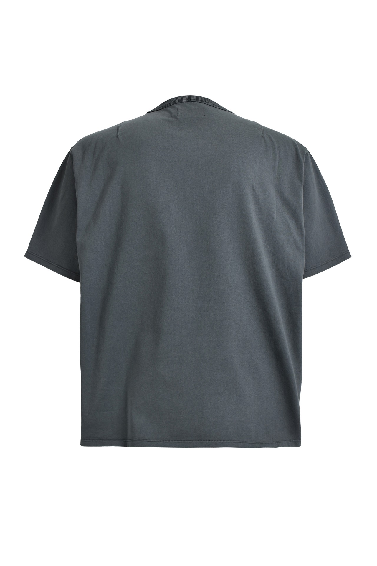 BREATH / newrich slim cropped tee black