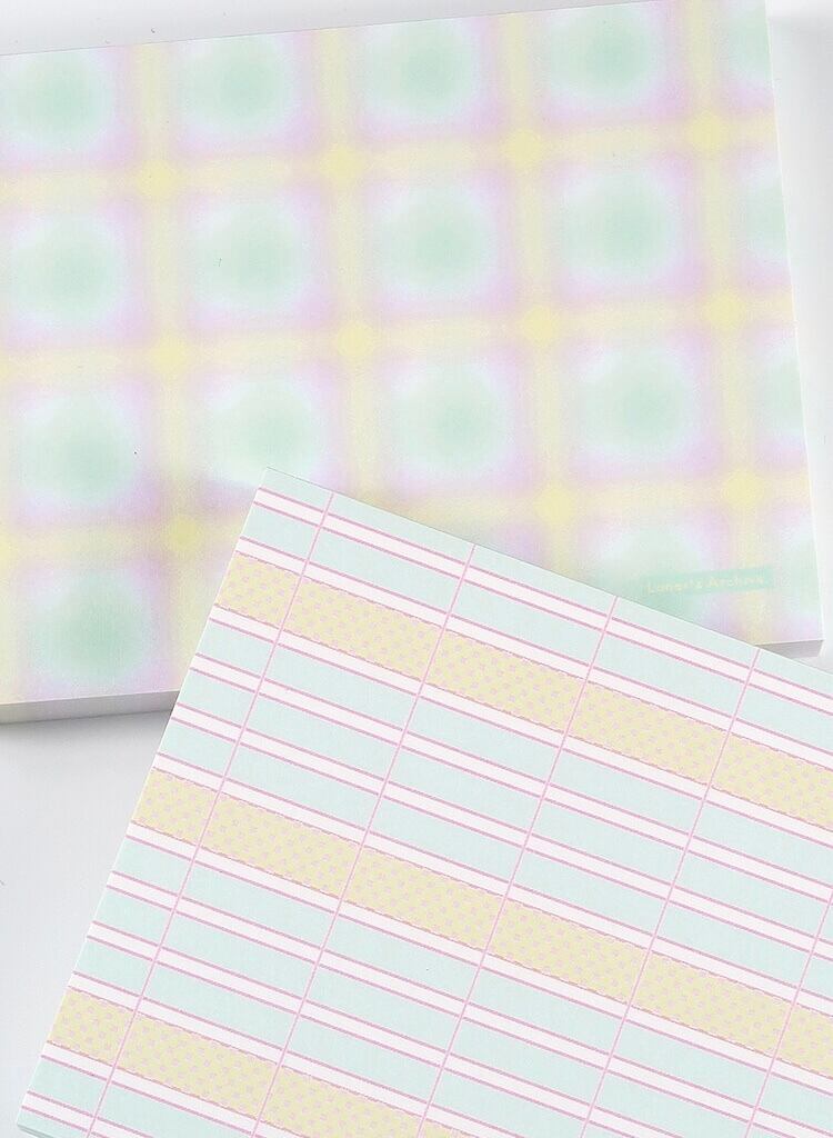 Loner's Archive.】メモ帳 Point memo pad (17-18) | 韓国文具・雑貨