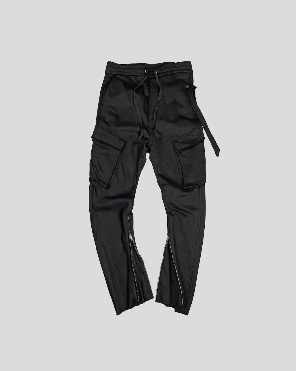 パンツ ASKYY / FLARED SWEAT CARGO PANTS / BLK ASKYY / FLARED SWEAT CARGO PANTS / BLK