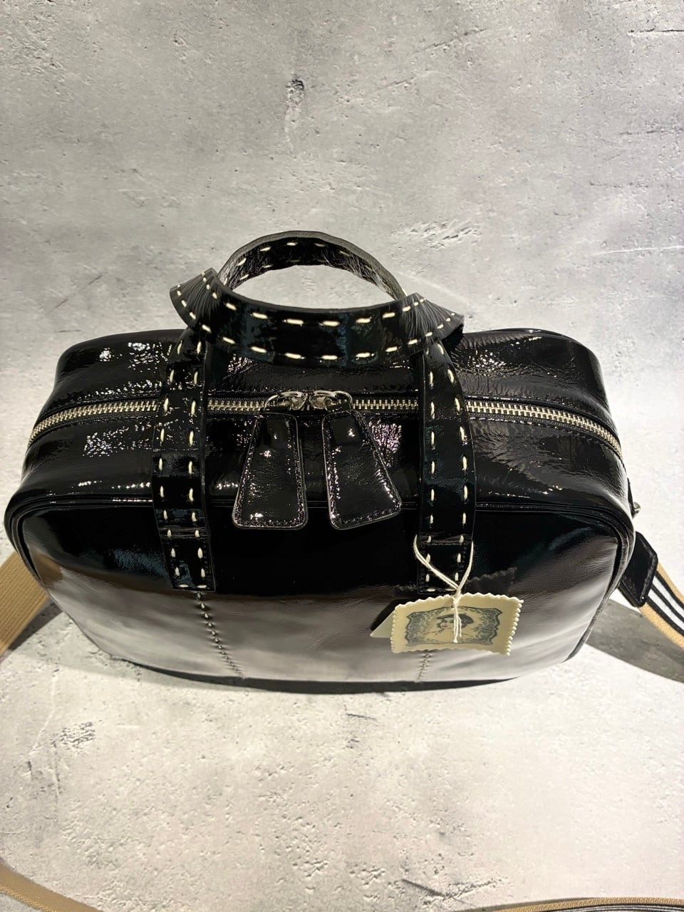 DEUX MILLE ドゥミル 2wayミドルサイズボストン［BLACK] | arti