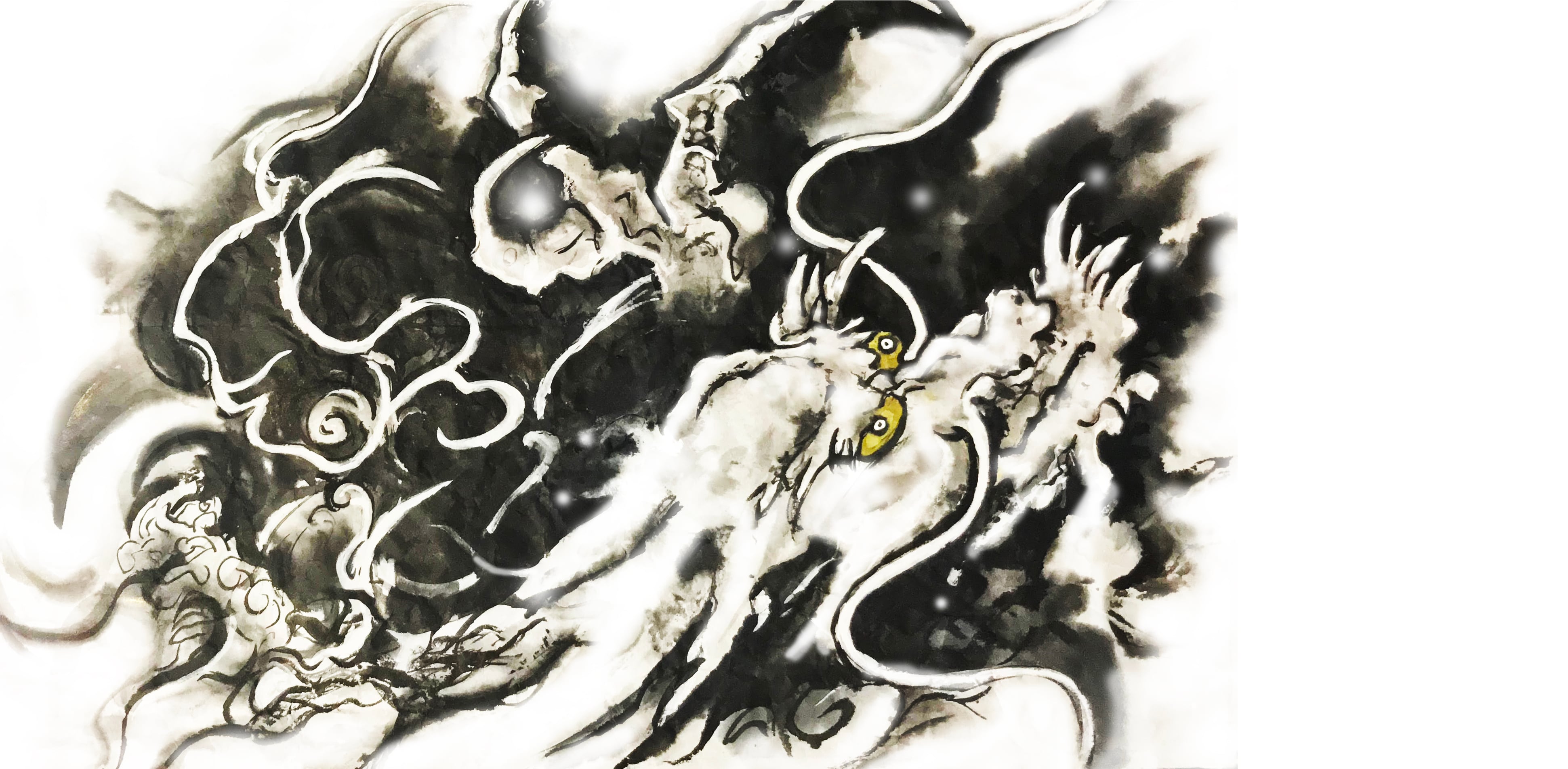 青龍 (原画) | 水墨画家 龍全