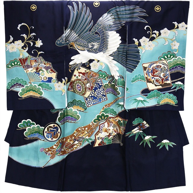 男の子産着【正絹】AL0054