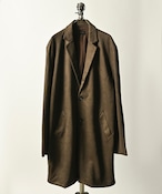 MMMM suede punch chester coat (CHA) 23040M22