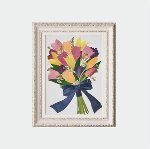 ブレッシング L　クラシックホワイト『受注商品・押し花』【送料無料】